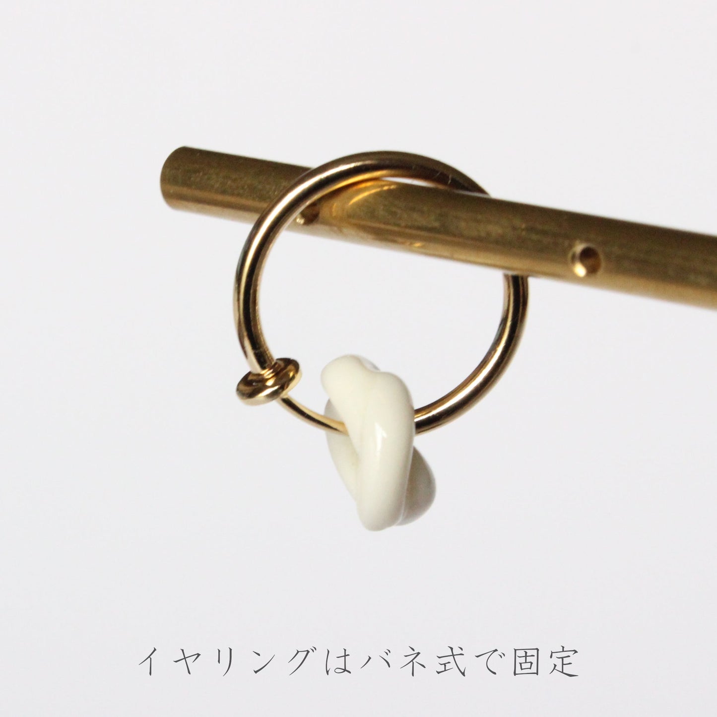 knots フープピアス S|イヤリング選択可能