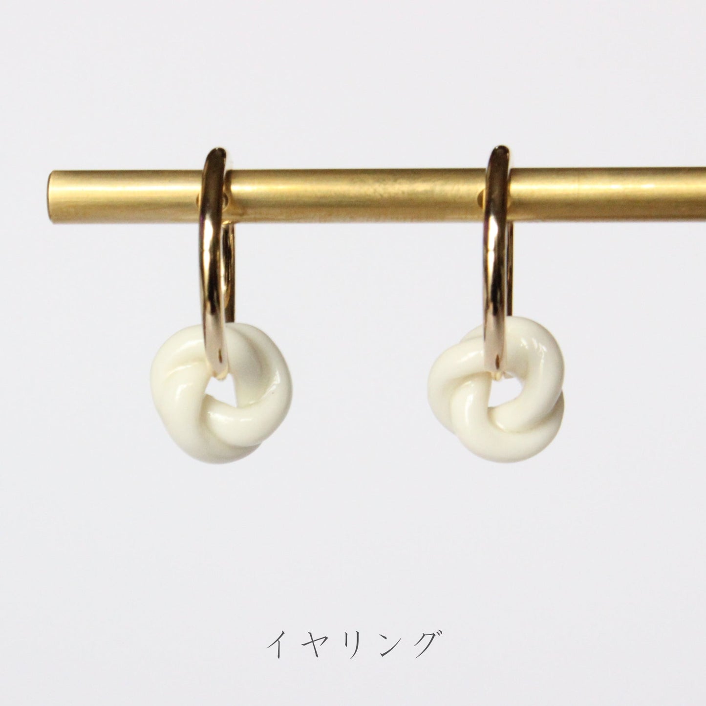 knots フープピアス S|イヤリング選択可能