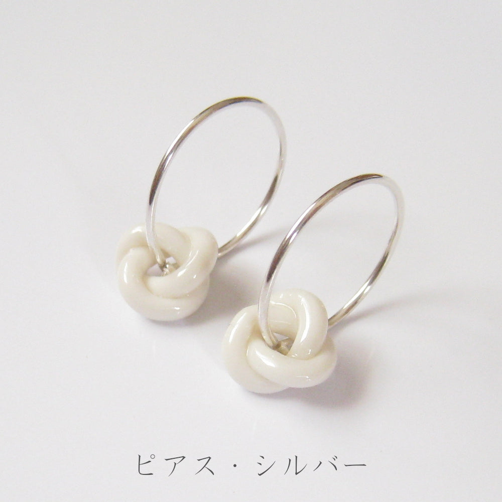 knots フープピアス S|イヤリング選択可能